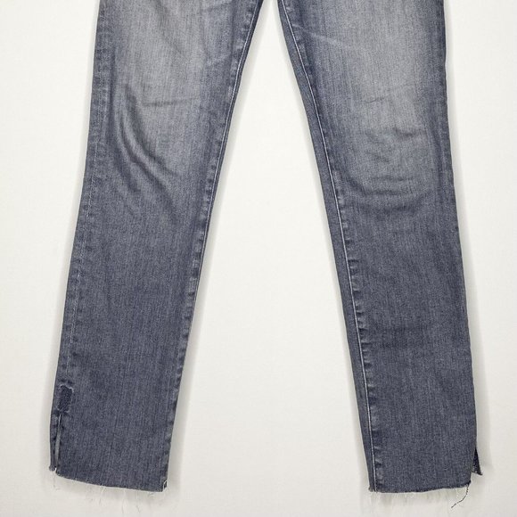 Adriano Goldschmied AG The Prima Gray Raw Hem Slim Ankle Jean | Sz 29 - Picture 5 of 13